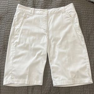 Slazenger white golf shorts-size 8